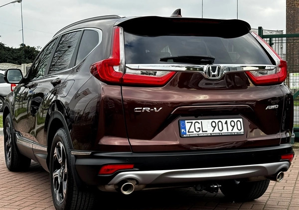 Honda CR-V cena 107999 przebieg: 109820, rok produkcji 2019 z Świebodzin małe 562